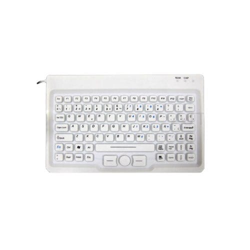 Medizinische Tastatur / mit Zeigegerät - ATM-SK415 - Shezhen AITmon Technology Co,.Ltd - mit Ziffernblock / Silikon / waschbar