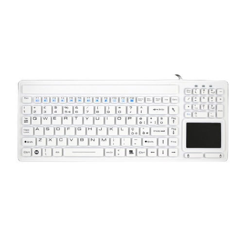 Medizinische Tastatur / Touchpad - ATM-SK413T - Shezhen AITmon Technology Co,.Ltd - mit Ziffernblock / Silikon / waschbar
