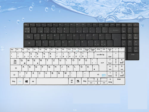 Medizinische Tastatur / mit Ziffernblock - ATM-PK99 - Shezhen AITmon Technology Co,.Ltd - Silikon / antibakteriell / antimikrobiell