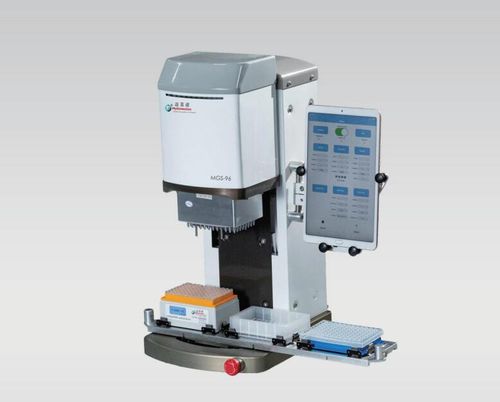 Automatische Labor-Arbeitsstation - MGS-96 - MyGenostics Inc. - für Flüssigkeitenhandling / per Pipettierung / Tisch