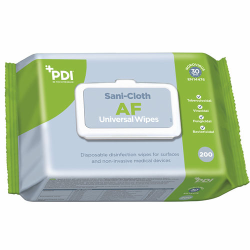Feuchte Reinigungstücher / für Böden und andere Oberflächen - Sani-Cloth® AF Universal - PDI International - 100er-Packung / 200er-Packung / 40er-Packung