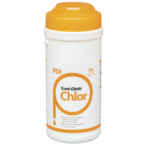 Feuchte Reinigungstücher / für Böden und andere Oberflächen - Sani-Cloth® Chlor - PDI International - 50er-Packung