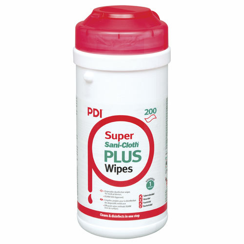 Feuchte Reinigungstücher / für Böden und andere Oberflächen - Super Sani-Cloth® Plus - PDI International - 200er-Packung
