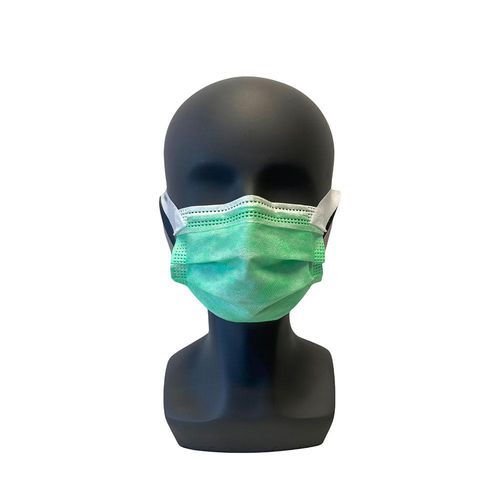 OP-Maske / ohne Latex - CM201  - SWS-Medicare - für Kinder / 10er-Packung / grün