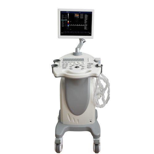 Plattformmontiertes Ultraschallgerät - MDK-9800 - Mianyang United Ultrasound Electronics - für Ultraschalldiagnostik in Gynäkologie und Geburtshilfe / Schwarz-Weiß / Farbdoppler