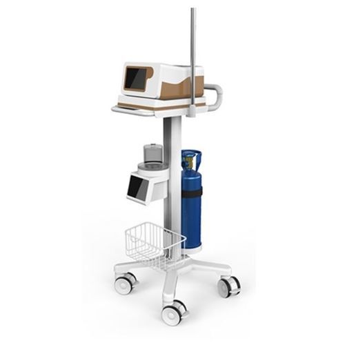 Medizinischer Wagen - VM001-02 - Dongguan Vision Technology Co., Ltd. - für Beatmungsgeräte / Pflege / Aluminium