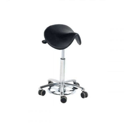 Hocker für Chirurgen - 60.801075 - Mdose - höhenverstellbar / auf Rollen / sattelförmig