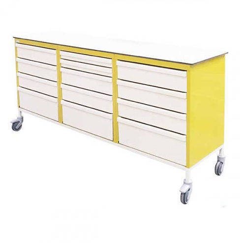 Laborarbeitsfläche - 60.102030 - Mdose - mit Schublade / auf Rollen / Epoxid