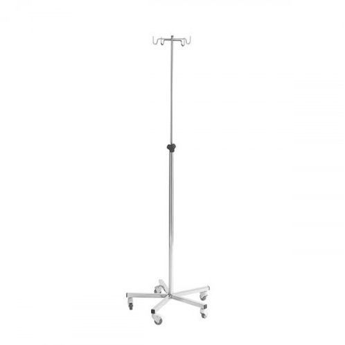 Infusionsständer auf Rollen - 53902 - Mdose - 4 Haken / Edelstahl