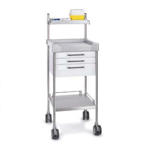 Notfallwagen - INSAUSTI  - Mdose - Geräte / Edelstahl / 3 Schubladen