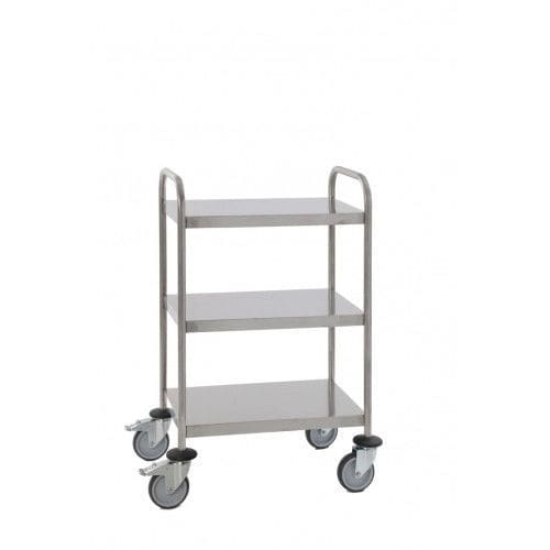 Medizinischer Wagen - CH80279 - Mdose - Mehrzweck / Edelstahl / mit 3 Regalbrettern
