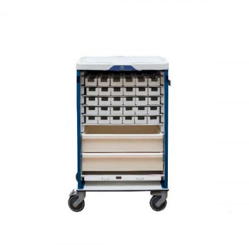Medizinischer Wagen - NOVELO 9 - Mdose - Medikamenten / mit Schublade / mit Behältern