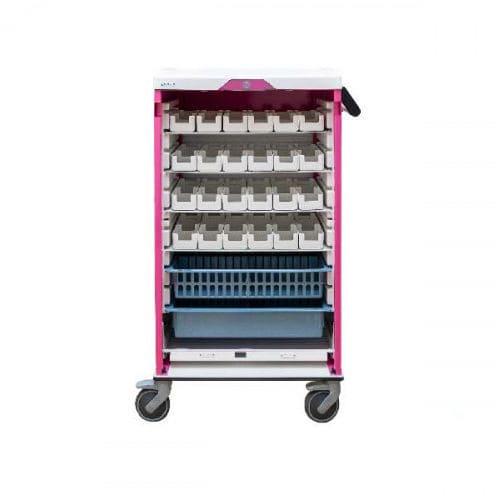 Medizinischer Wagen - NOVELO - Mdose - für Kliniken / für Medikamente / Reinigung
