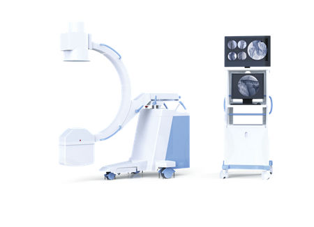 C-Bogen / mit Bildverstärkerröhre - C-Arm X-Ray Machines - Tianjin Guyufan Biological Technology - mobil / mit Videosäule
