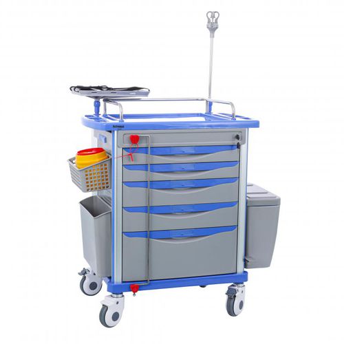 Wagen für Kliniken - TC4001D - Bellamoon Medical - Notfall / Geräte / Sauerstoff