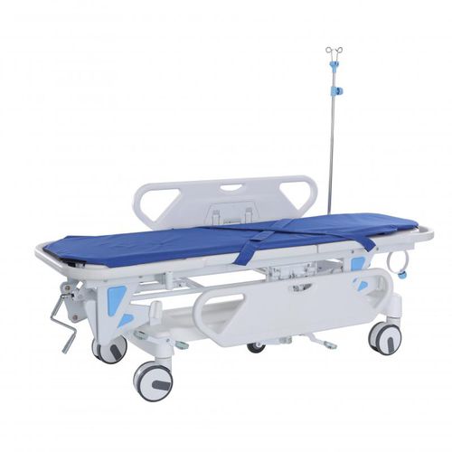 Transporttrage - JZ2002A - Bellamoon Medical - auf Rollen / höhenverstellbar / Edelstahl