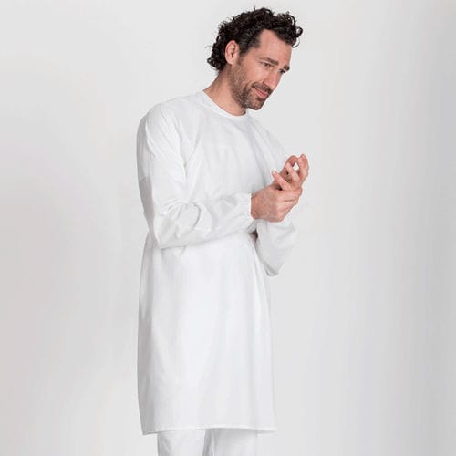 OP-Kittel / für Männer - BATM03 - Norvil - aus Polyester / Einweg / antimikrobiell