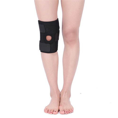 Knieorthese - D027  - Hebei OSKY Medical Instrument - mit Knieöffnung / mit beweglichen Verstärkungen