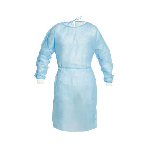 OP-Kittel / unisex - EuroMed - Einweg / blau