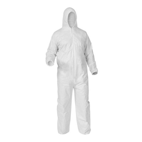 Unisex-Schutzanzug - EuroMed - Einweg / wasserdicht / weiß