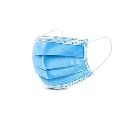 OP-Maske / Typ II - EuroMed - ohne Latex / himmelblau / zum Einmalgebrauch