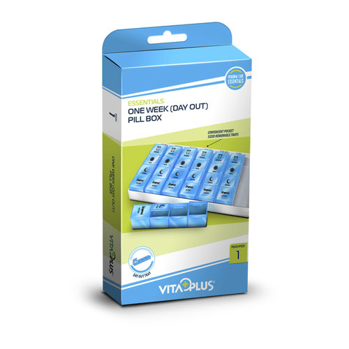 Wöchentliche Pillenbox - VP64021 - Medinox