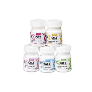 Zahnmedizinisches Material / für Zahnprophylaxe - Kolorz Topical  - DMG America - für Dentalanästhesie / Gel / temporär
