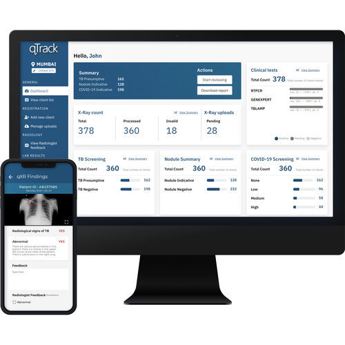 Datenmanagementsystem - qTrack - Qure.ai - Information / mit künstlicher Intelligenz / für medizinische Bildgebung