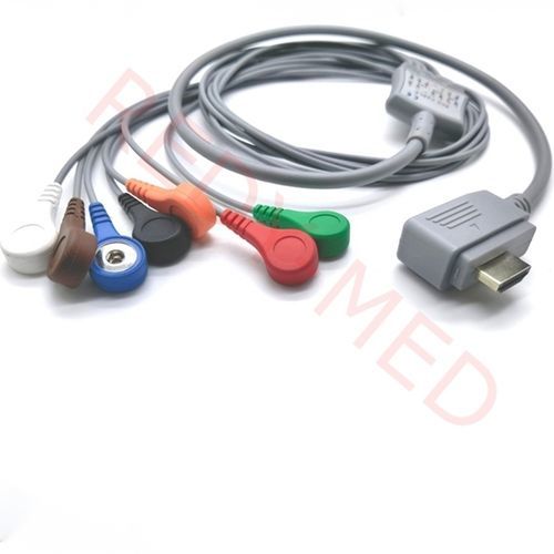 EKG-Kabel / für Langzeit-EKG - VC205SI-027 - Shenzhen Redy-Med Technology Co.,Ltd - 5 Adern / 7 Adern