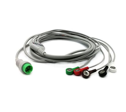 EKG-Kabel / 3-Kabel - EC203SA-229 - Shenzhen Redy-Med Technology Co.,Ltd - 5 Adern