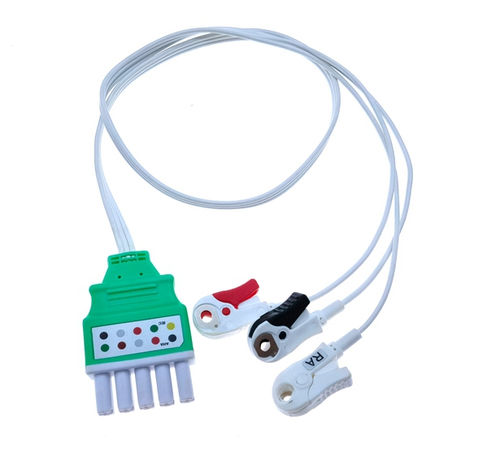 EKG-Kabel / 3-Kabel - EL103SA-SM1 - Shenzhen Redy-Med Technology Co.,Ltd - 5 Adern