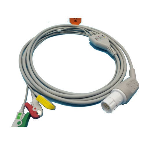 EKG-Kabel / 3-Kabel - EC203SA-077 - Shenzhen Redy-Med Technology Co.,Ltd - 5 Adern
