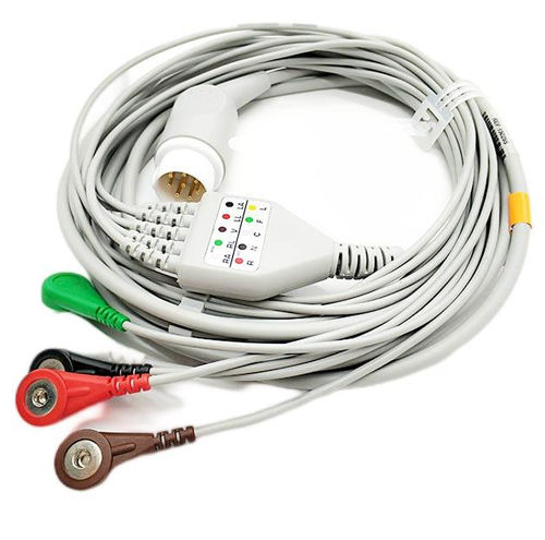EKG-Kabel / 3-Kabel - EC203SA-029 - Shenzhen Redy-Med Technology Co.,Ltd - 5 Adern
