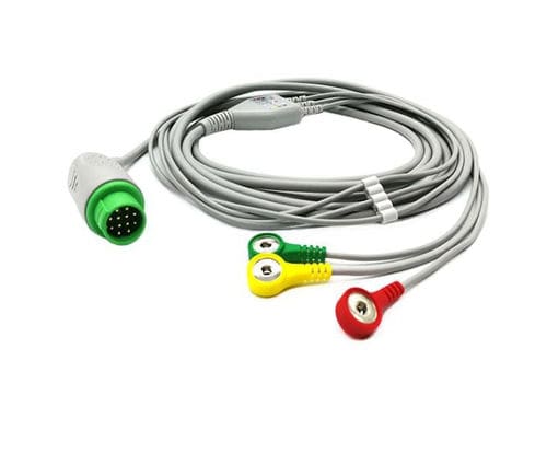 EKG-Kabel / 3-Kabel - EC203SA-137 - Shenzhen Redy-Med Technology Co.,Ltd - 5 Adern