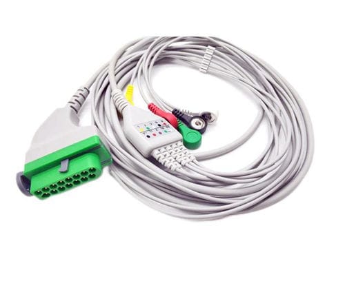 EKG-Kabel / 3-Kabel - EC203SA-136 - Shenzhen Redy-Med Technology Co.,Ltd - 5 Adern