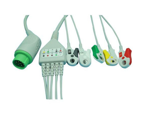 EKG-Kabel / 3-Kabel - EC203SA-022R - Shenzhen Redy-Med Technology Co.,Ltd - 5 Adern
