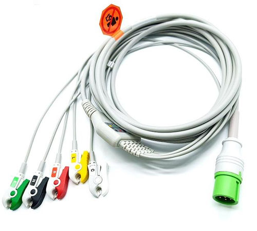 EKG-Kabel / 3-Kabel - EC203SA-317 - Shenzhen Redy-Med Technology Co.,Ltd - 5 Adern