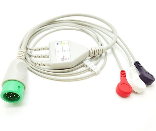 EKG-Kabel / 3-Kabel - EC203SA-218 - Shenzhen Redy-Med Technology Co.,Ltd - 5 Adern