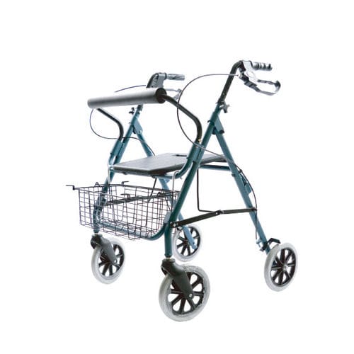 Rollator mit 4 Rädern - YK7030 - Intco Machinery - Aluminiumrahmen / mit Sitz / mit Korb
