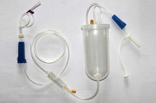 Polyvinylchlorid-Infusionsset - DP series - Jiangxi Qiaomin Medical Appliance - mit Y-Verbinder / mit Absperrhahn
