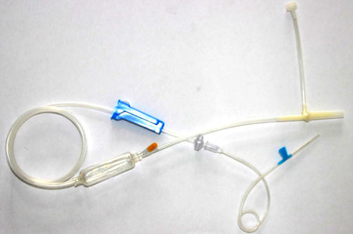 Polyvinylchlorid-Infusionsset - B1 - Jiangxi Qiaomin Medical Appliance - mit Tropfkammer / mit Y-Verbinder / mit Absperrhahn