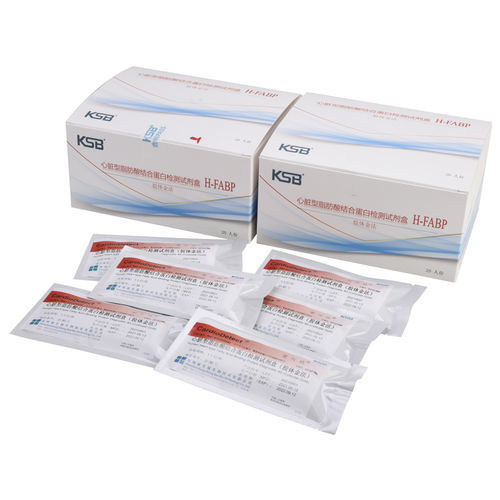 Schnelltest für kardiovaskuläre Erkrankungen - Shenzhen kangshengbao Biotechnology Co., Ltd. - h-FABP / Serum / Plasma