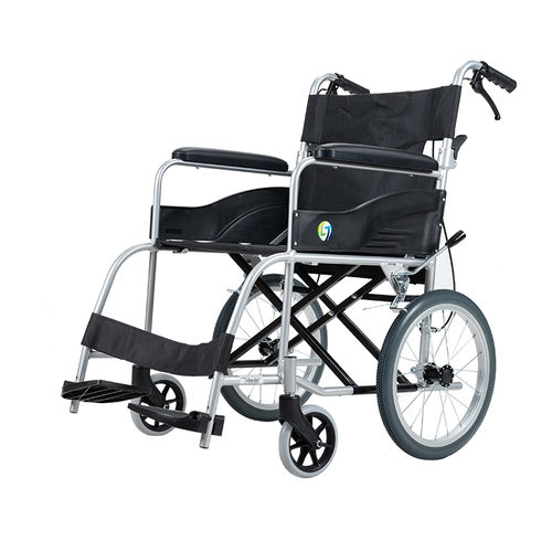 Passiver Rollstuhl - ZTA759 - Zhongjin Medical - zur Nutzung im Freien / zusammenklappbar / mit Fußstütze