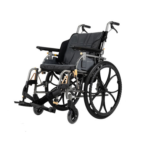 Manueller Rollstuhl - ZA-101W - Zhongjin Medical - zur Nutzung im Freien / zusammenklappbar / mit Fußstütze