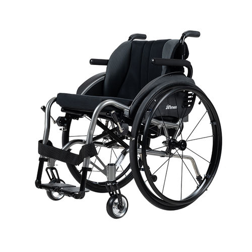 Manueller Rollstuhl - NA-431 - Zhongjin Medical - zur Nutzung im Freien / zusammenklappbar / höhenverstellbar