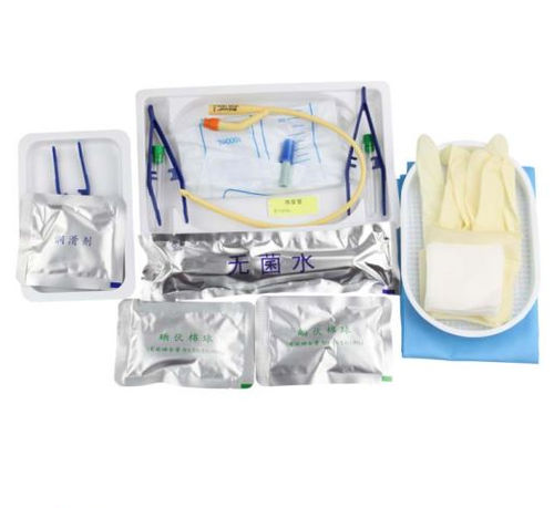 Medizinisches Set / zur Harnsondierung - uy - mit Handschuh