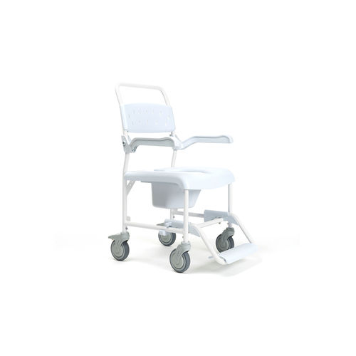 Garderobenstuhl für Personen mit eingeschränkter Mobilität - The Pluo - Vermeiren Medical Equipment - mit Armlehnen / auf Rollen