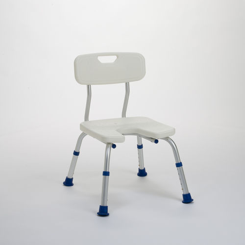 Duschstuhl mit Rückenlehne - Melbourne - Vermeiren Medical Equipment - höhenverstellbar