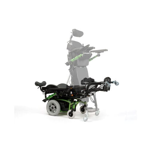 Elektrischer Rollstuhl - Forest3 SU - Vermeiren Medical Equipment - zur Nutzung im Freien / mit Stehfunktion / schwarz