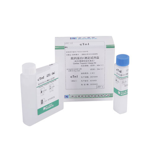 CTnI-Testkit - J001 series - Zhejiang Kangte Biotechnology Co., Ltd. - für kardiovaskuläre Erkrankungen / Serum / für Kliniken